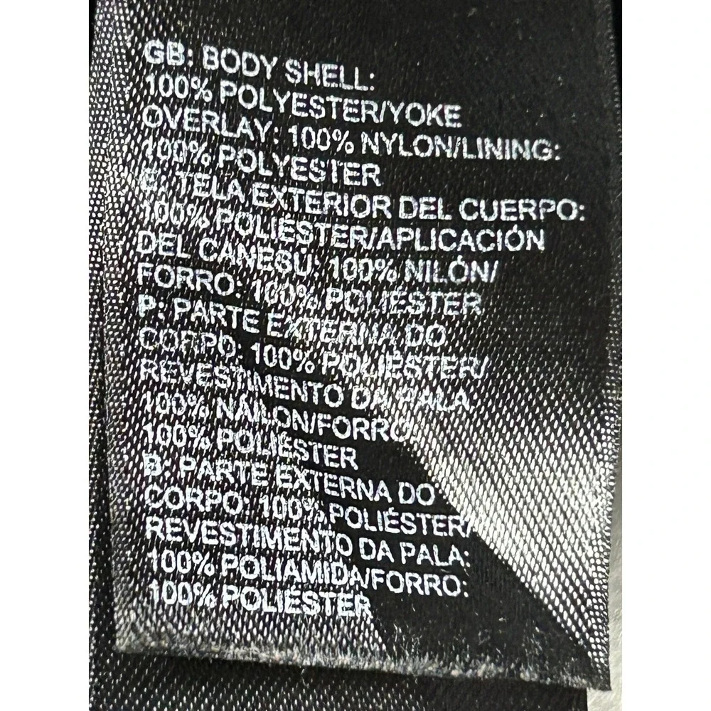 The North Face Denali Jacket Polyester Nylon Black Medium Mens